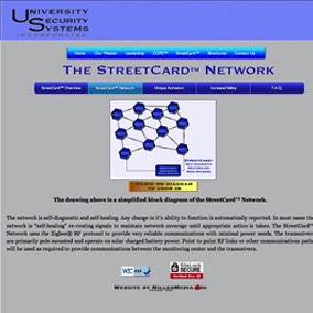 University Security Systems Website